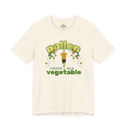 Pollen Counts as a Vegetable - Male Runner T-Shirt Chicken and Rural Homestead Graphic tee Cornbread Creek