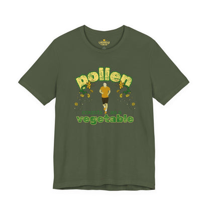 Pollen Counts as a Vegetable - Male Runner T-Shirt Chicken and Rural Homestead Graphic tee Cornbread Creek
