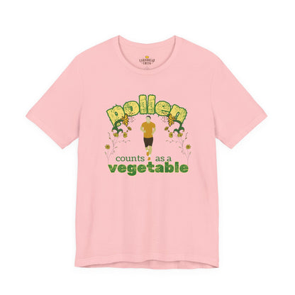 Pollen Counts as a Vegetable - Male Runner T-Shirt Chicken and Rural Homestead Graphic tee Cornbread Creek