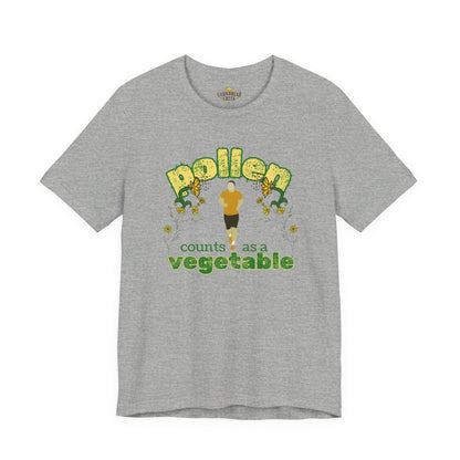 Pollen Counts as a Vegetable - Male Runner T-Shirt Chicken and Rural Homestead Graphic tee Cornbread Creek