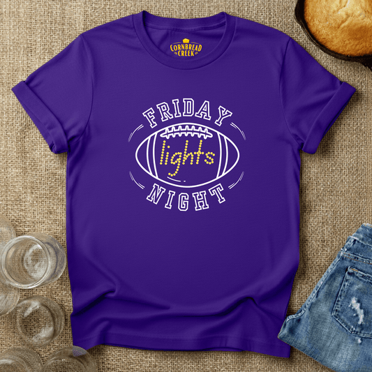 Friday Night Lights T-Shirt Chicken and Rural Homestead Graphic tee Cornbread Creek
