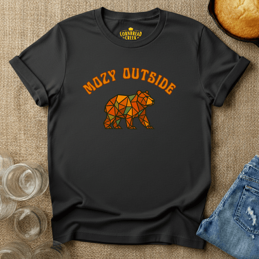 Mozy Outside T-Shirt Chicken and Rural Homestead Graphic tee Cornbread Creek