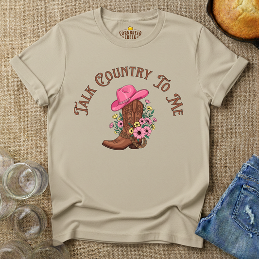 Talk Country To Me Wildflower Tee
