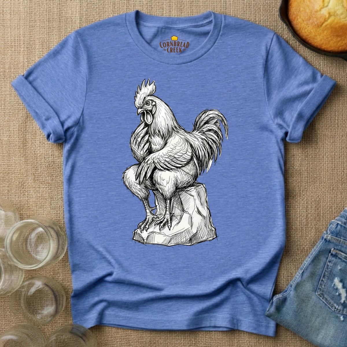 The Thinker - Rooster Edition