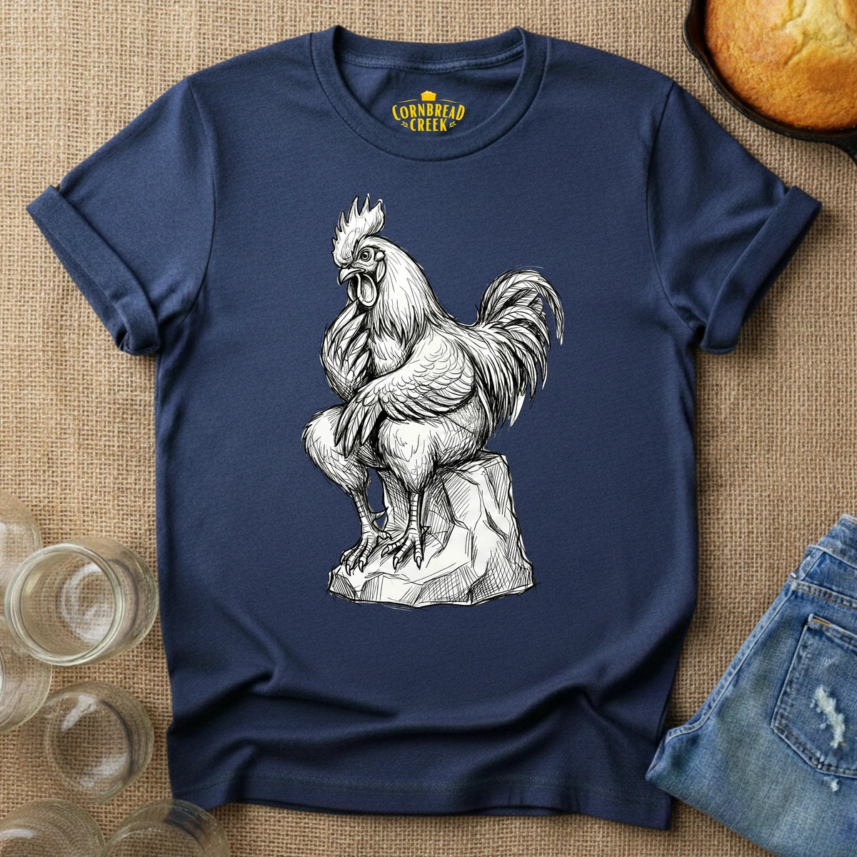 The Thinker - Rooster Edition