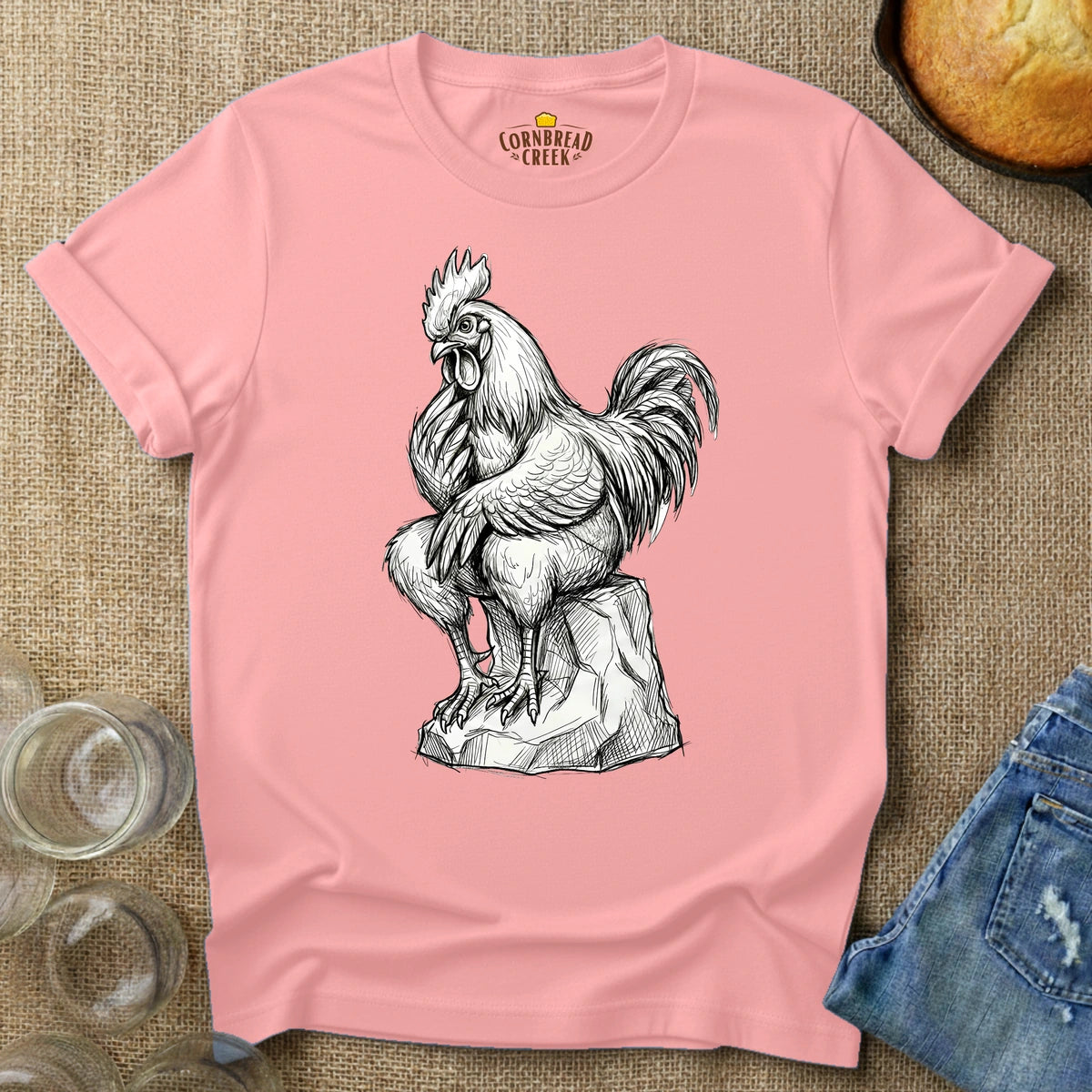 The Thinker - Rooster Edition